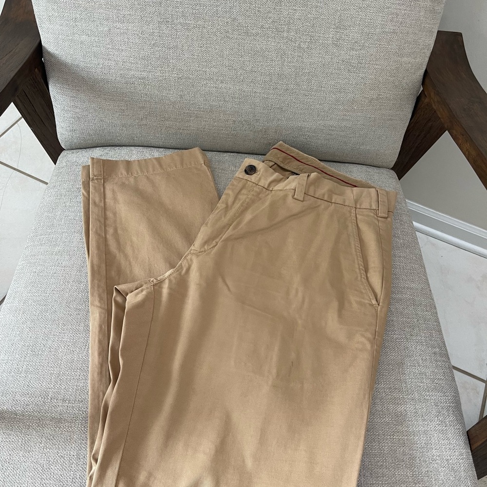 Brooks Brothers Tan Chinos Classic Cotton Blend